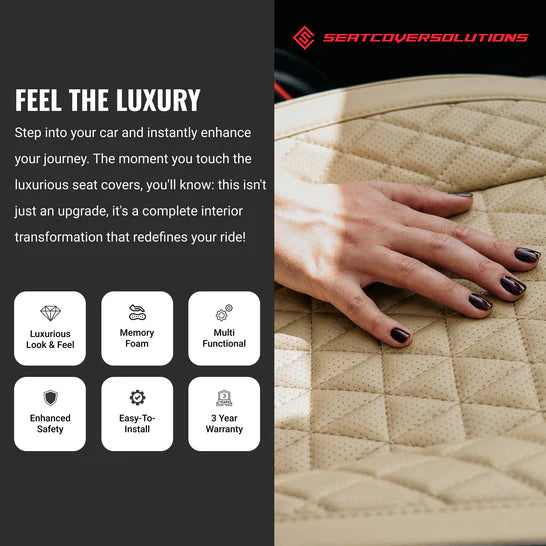 Luxury Seat Covers Black
