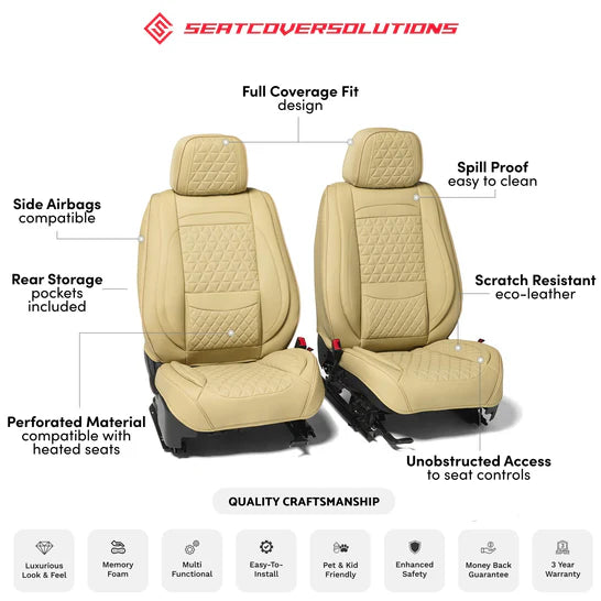 Luxury Seat Covers Black