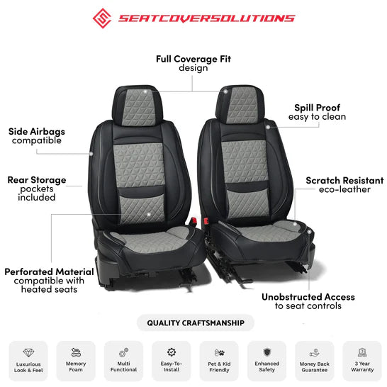 Luxury Seat Covers Black